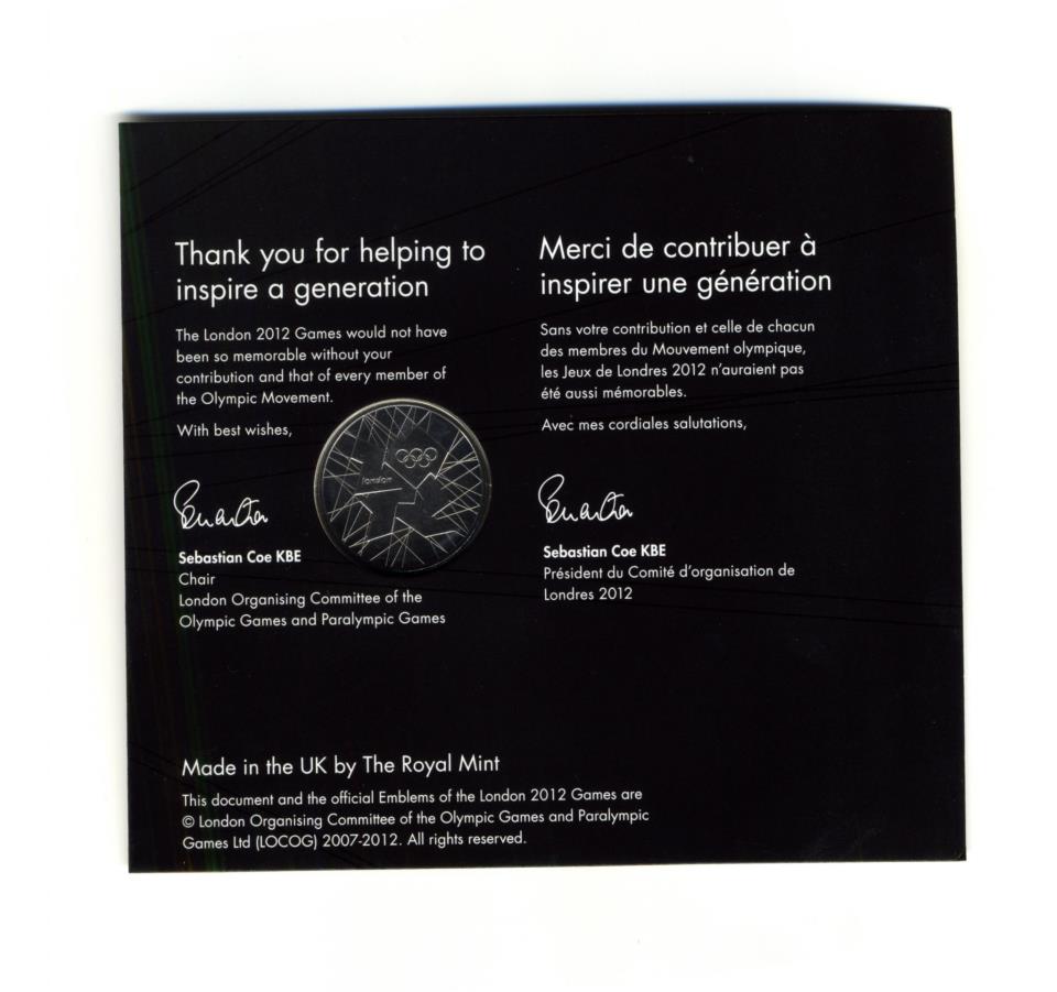 Broadcast Medal Diploma London Olympics 2012 Santasombra