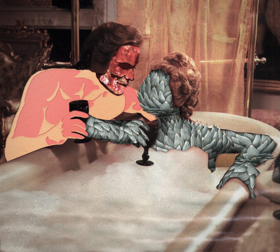 Queen Artichoke and Ser Meatloaf collages-femme-victor-ruano-santasombra-12