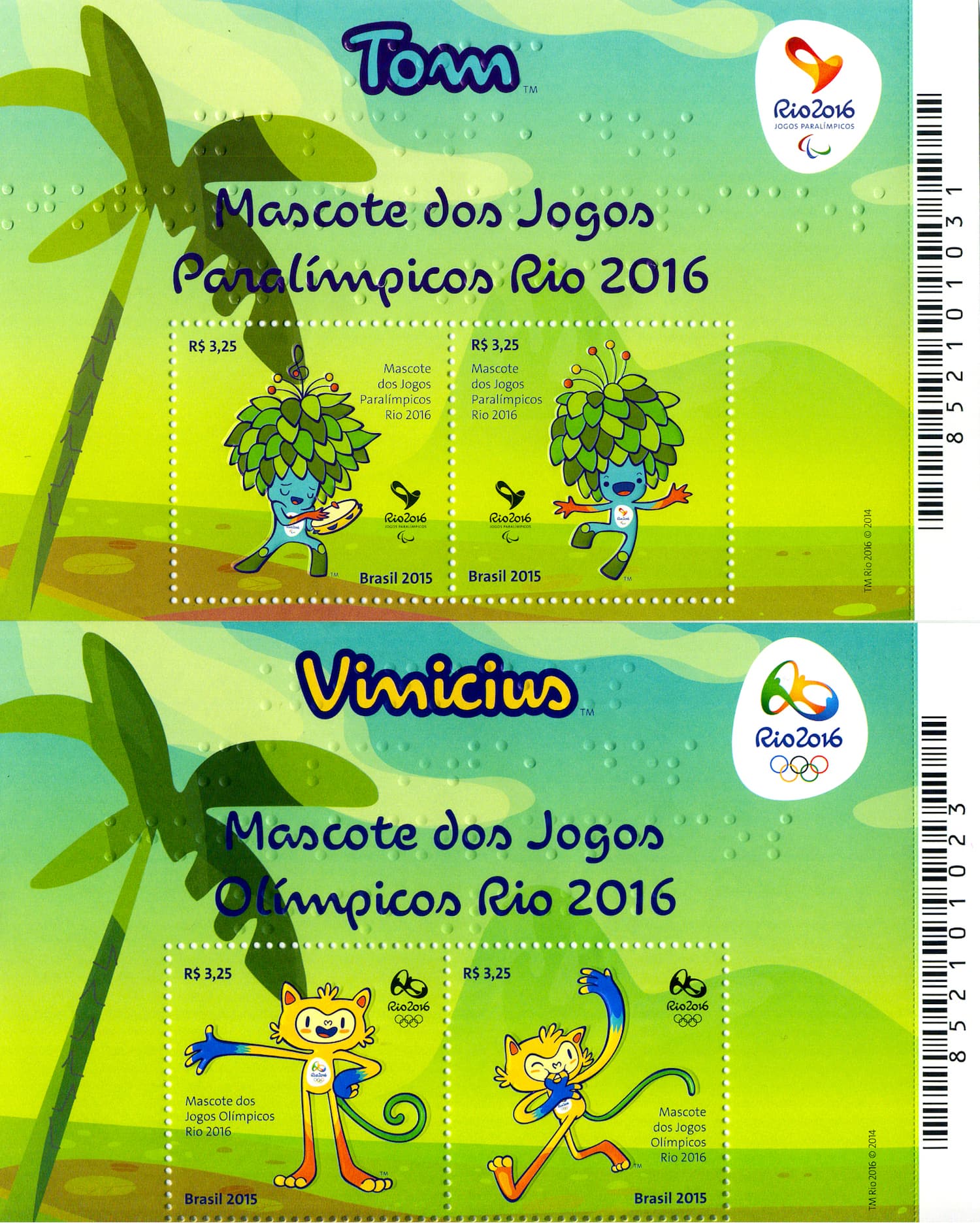 Reino Unido 50 pence 2016 - XXXI Jogos Olímpicos de Verão, Rio de