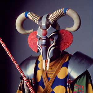 Bauhaus Samurai Guatemalan Luchador