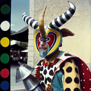 Bauhaus Samurai Guatemalan Luchador