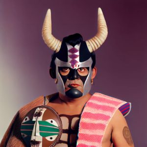 Bauhaus Samurai Guatemalan Luchador