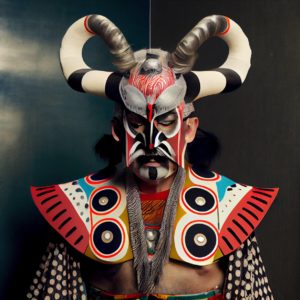 Bauhaus Samurai Guatemalan Luchador