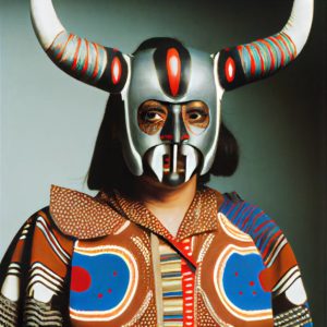 Bauhaus Samurai Guatemalan Luchador