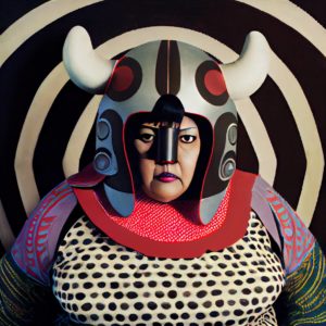 Bauhaus Samurai Guatemalan Luchador