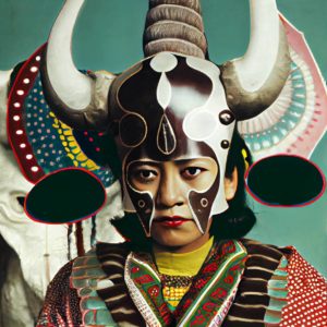 Bauhaus Samurai Guatemalan Luchador